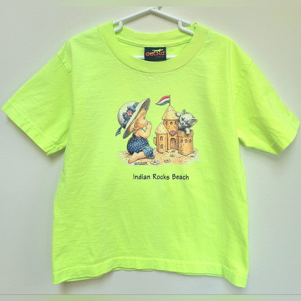 VINTAGE 90's Kitsch Souvenir Beach Tee